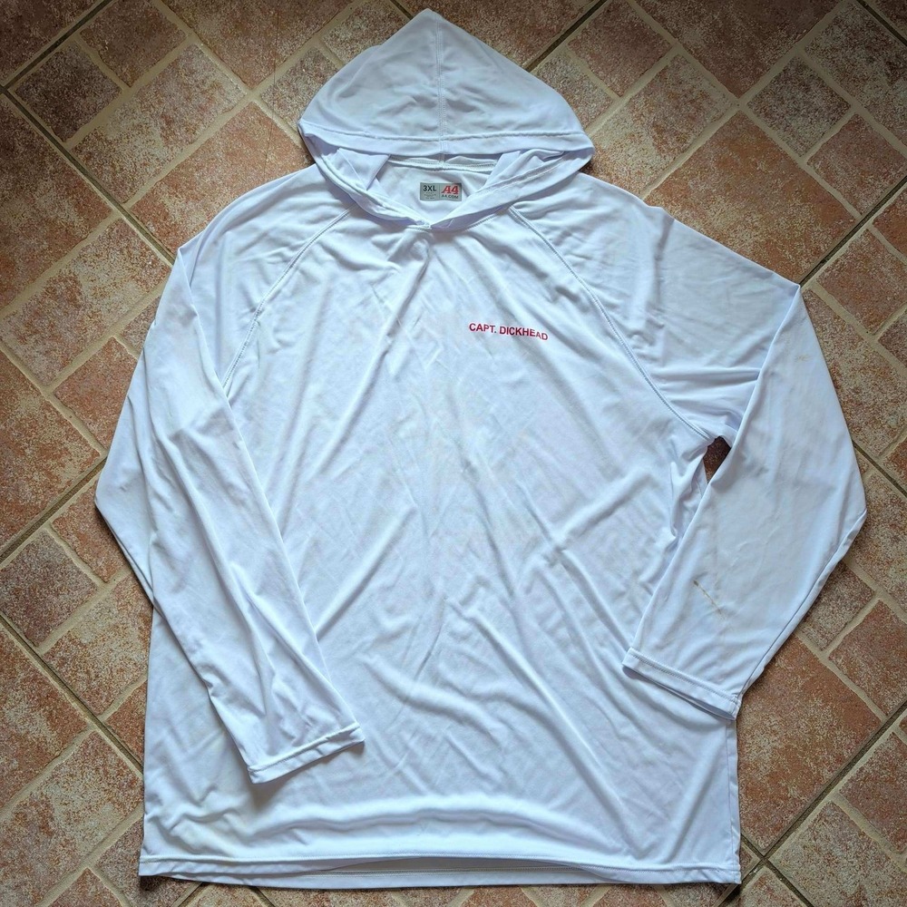 A4 Performance Hoodie Mens 3XL White Boat Smut Inc Freak Nick Memorial Rodeo
